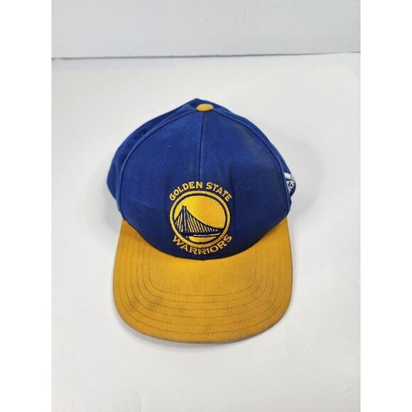adidas Accessories - Youth Golden State Warriors‎ Snapback Hat Cap Boy Girl NBA Adidas Blue Yellow